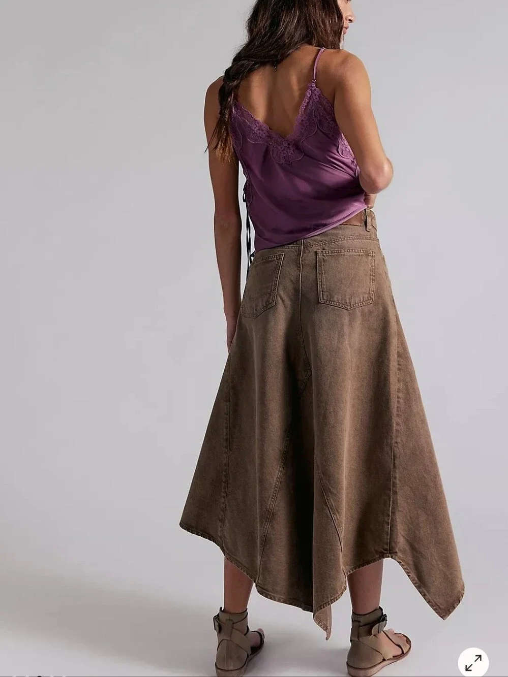 NWT Free People We The Free Aquarius Maxi Skirt Msrp $178